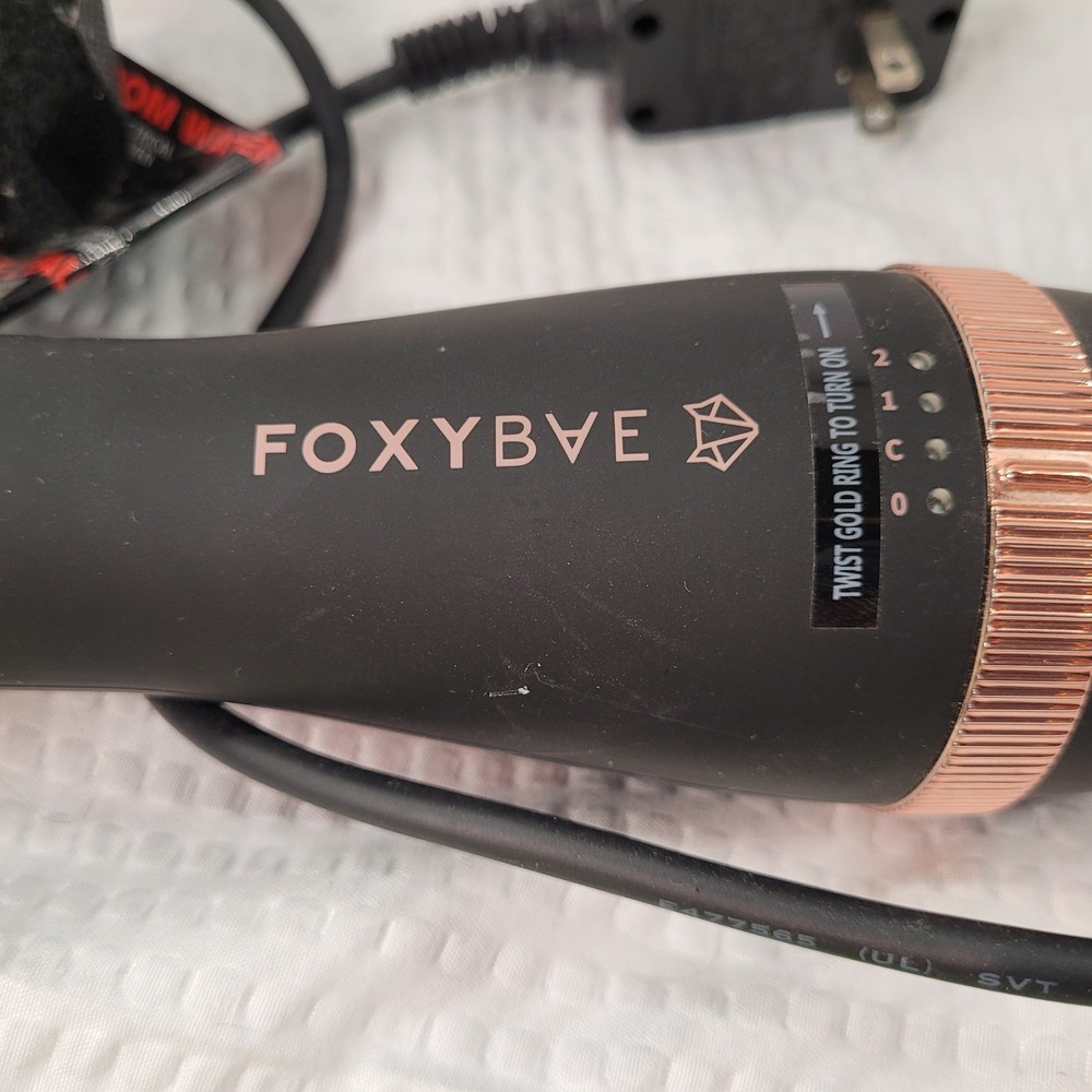 FoxyBae‎ Rose Gold Blowout Dryer Brush Black SM-5250 950W Professional Styler - Picture 2 of 5